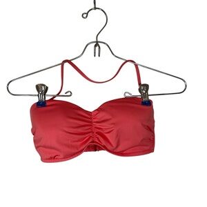 Victoria’s Secret Ruched Salmon Pink Bikini Top